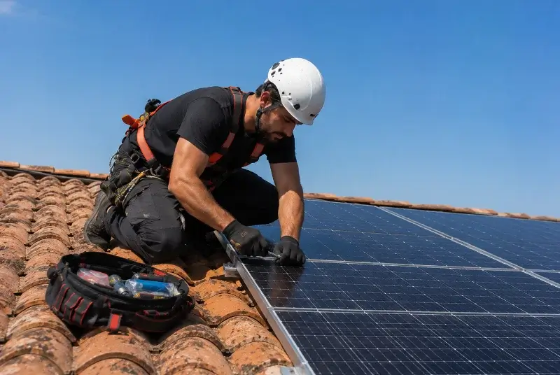 Maintenance et monitoring de panneaux solaires à Saint-Jean-d'Aulps