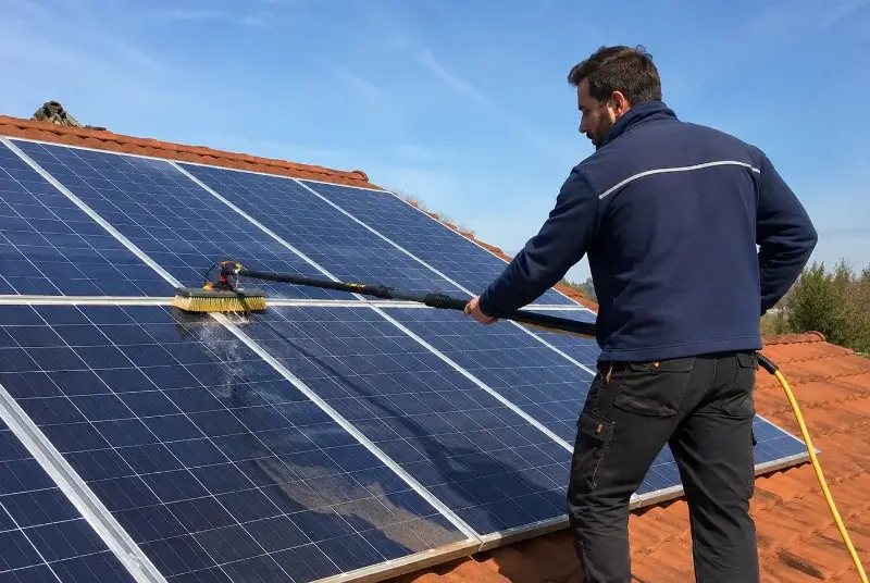 Nettoyage et entretien de panneaux solaires à Saint-Jean-d'Aulps